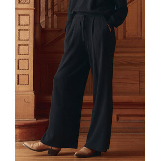 THE GREAT THE RELAXED TROUSER PANT IN BLACK
