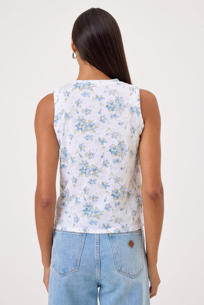 MEADOW HENLEY  PINTUCK TANK IN BLUEBELL