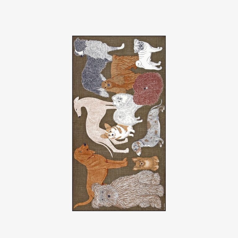 INOUITOOSH TOUTOU SCARF GREY