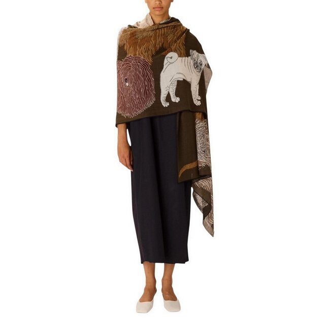 INOUITOOSH TOUTOU SCARF GREY