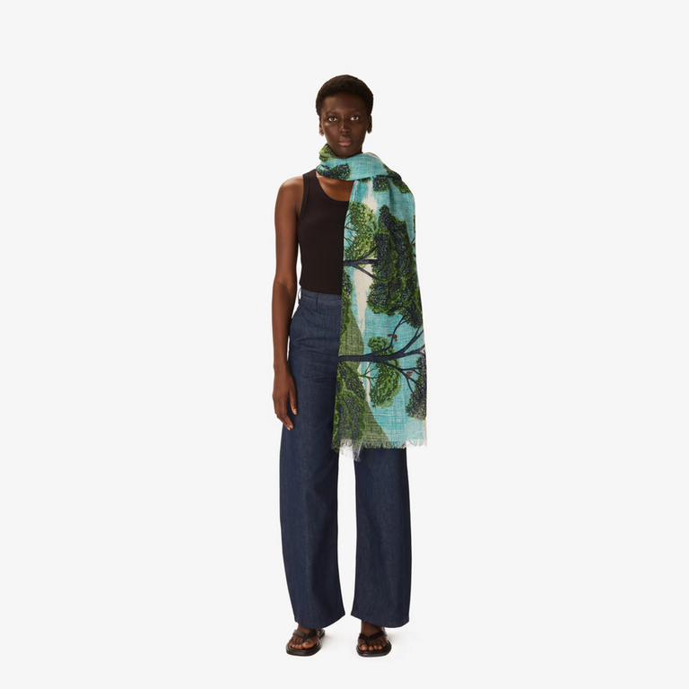 INOUITOOSH AMBROISE SCARF IN GREEN