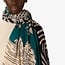 INOUITOOSH VAGUE SCARF IN TURQUOISE