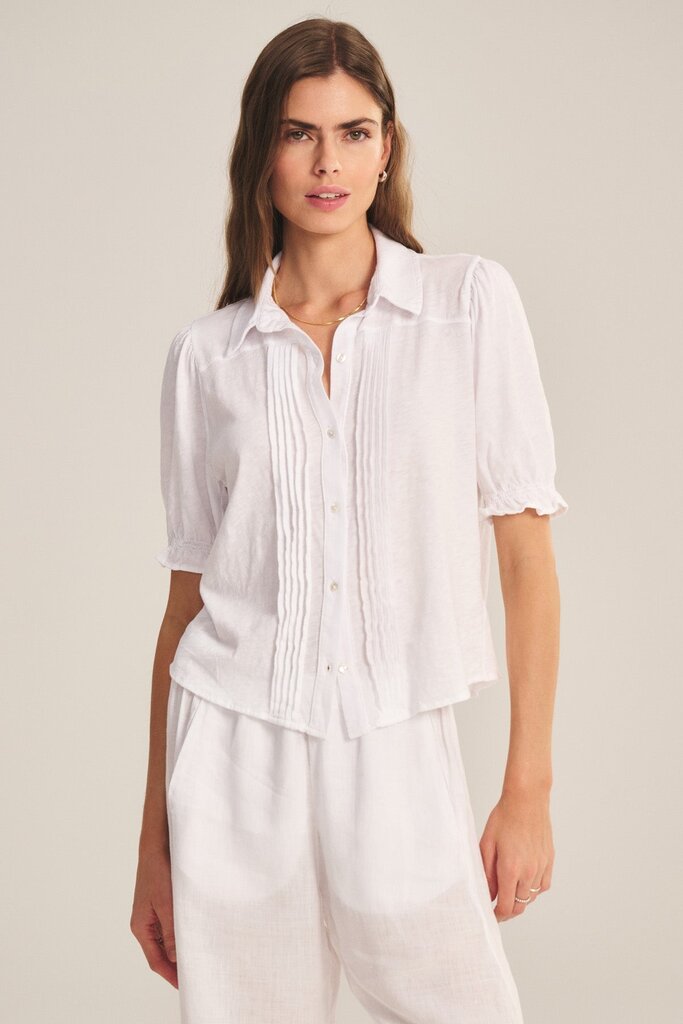 VELVET TATUM TEE IN WHITE