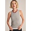 VELVET ORION TANK IN HEATHER GREY/WHITE
