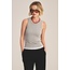 VELVET ORION TANK IN HEATHER GREY/WHITE