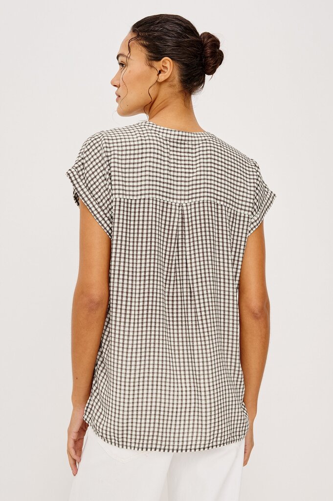 RAILS MEL SHIRT IN ESPRESSO GINGHAM