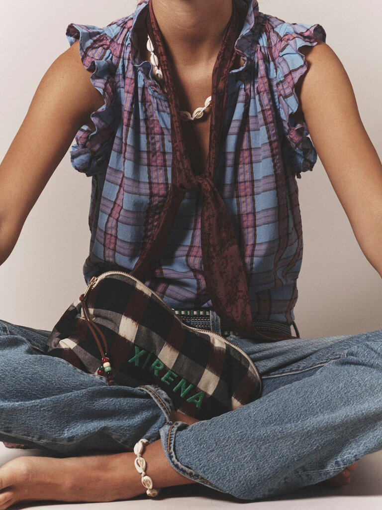 XIRENA BEX TOP IN LUNAR BLUE