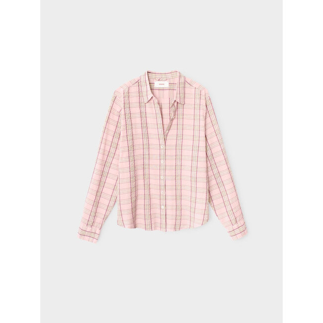 XIRENA BOWIE SHIRT IN ROSE LARK