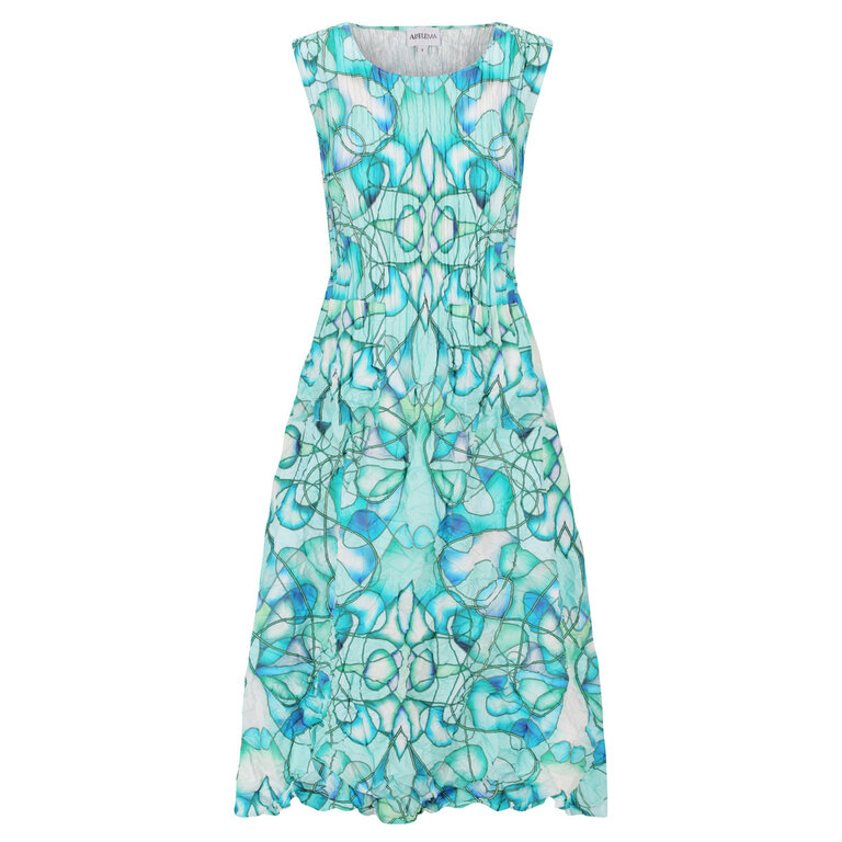 SMASH POCKET DRESS IN SEA GLASS