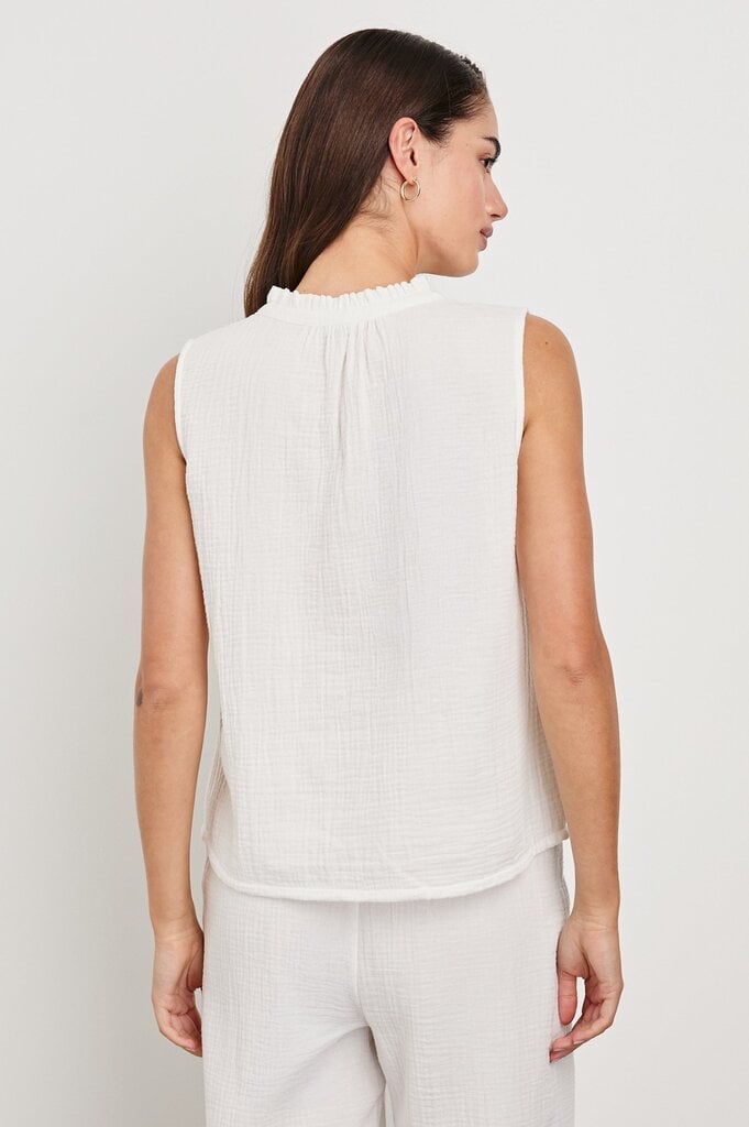 RAILS CHRISTY S/L TOP IN WHITE