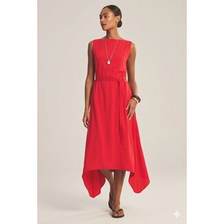 VELVET DREE DRESS IN LIP GLOSS