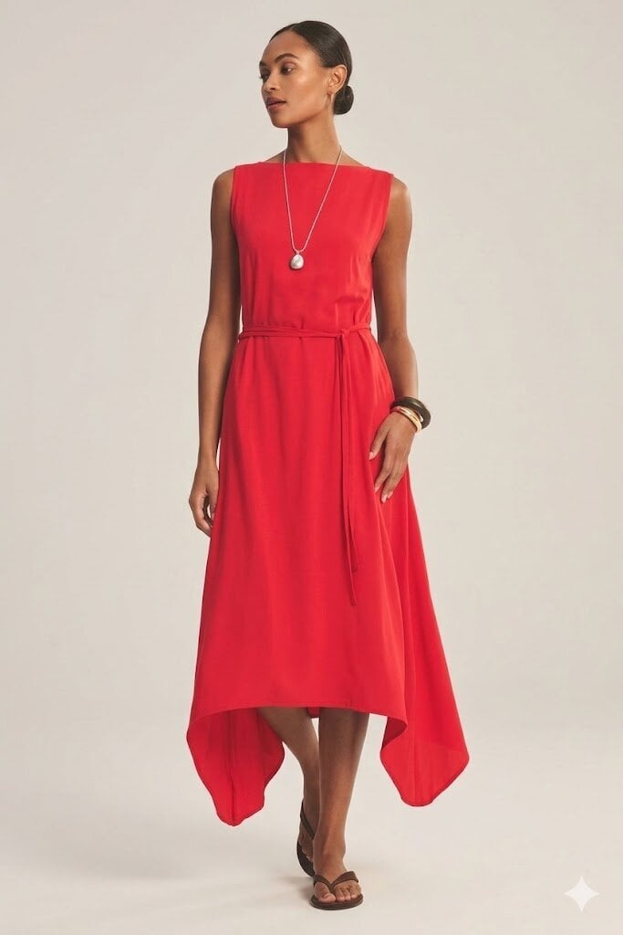 VELVET DREE DRESS IN LIP GLOSS