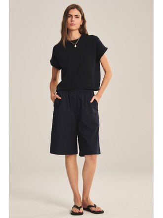 VELVET TOMOKO BERMUDA SHORTS IN MIDNIGHT