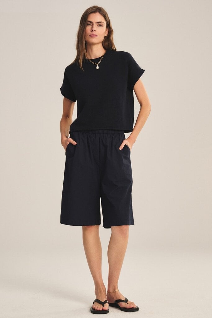 VELVET TOMOKO BERMUDA SHORTS IN MIDNIGHT