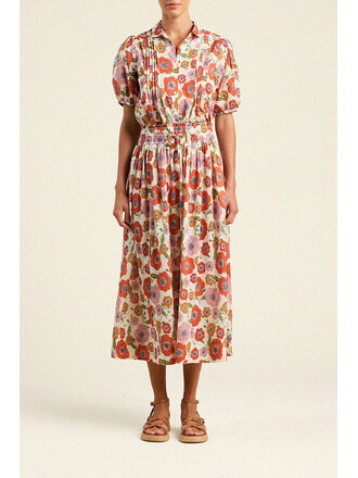 TROVATA BIANCA SKIRT IN POPPY COSTA