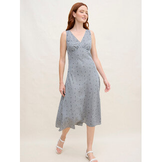 MARGARET O'LEARY DARYA DRESS IN BLACK GINGHAM