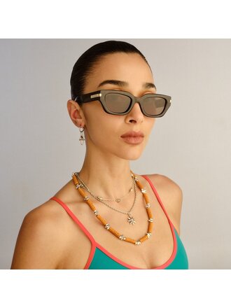 LE SPEC CUBITO SUNGLASSES IN TORT