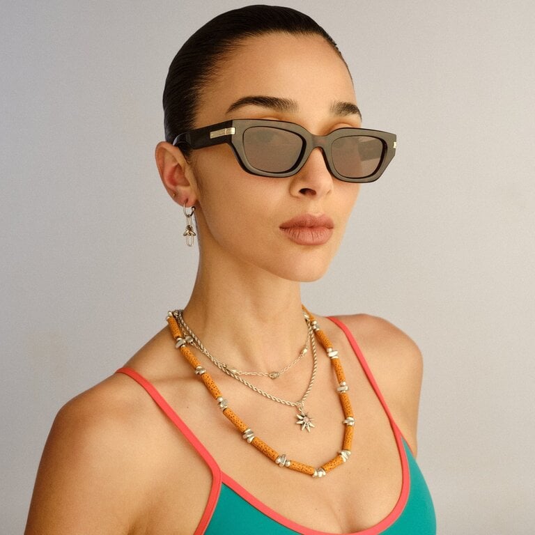 LE SPEC CUBITO SUNGLASSES IN TORT