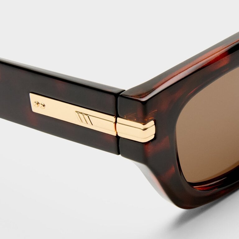 LE SPEC CUBITO SUNGLASSES IN TORT