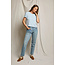 PERFECT WHITE TEE HARLEY S/S BOXY CREW IN POWDER BLUERLEY S/S BOXY CREW