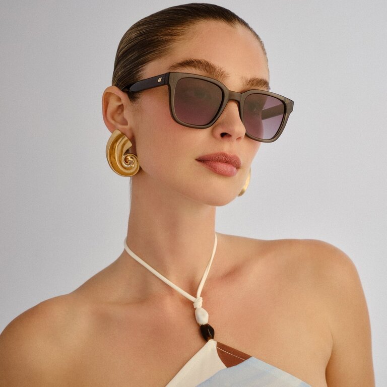 LE SPEC ELIXIR SUNGLASSES IN KHAKI