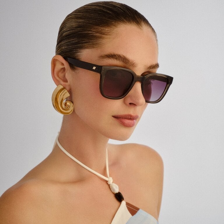 LE SPEC ELIXIR SUNGLASSES IN KHAKI