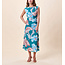 CLEOBELLA JOELLE MIDI DRESS IN LA ROUGE NORTH SEA