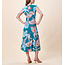 CLEOBELLA JOELLE MIDI DRESS IN LA ROUGE NORTH SEA