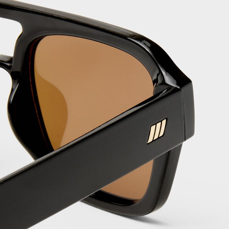 LE SPEC SUBZERO SUNGLASSES IN BLACK