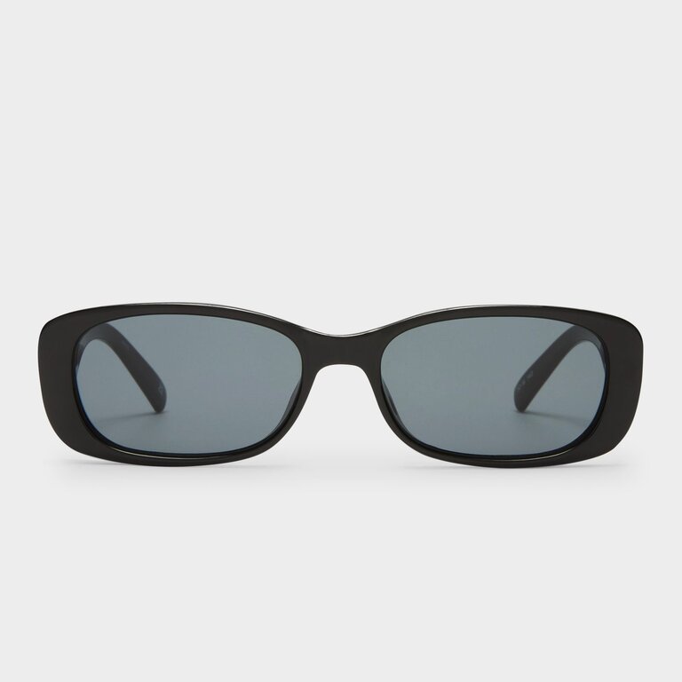 LE SPEC UNREAL SUNGLASSES IN SHINY BLACK