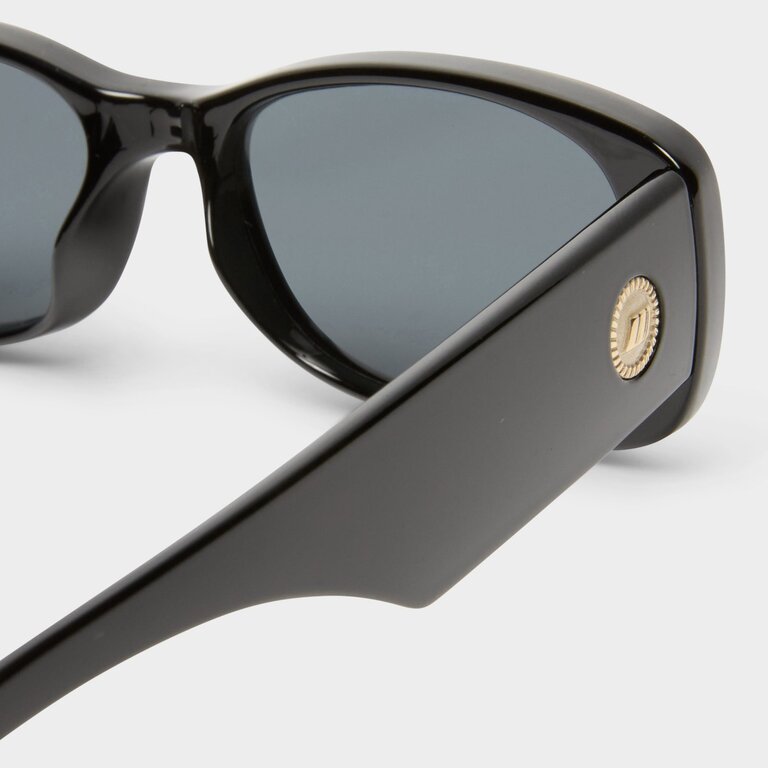 LE SPEC UNREAL SUNGLASSES IN SHINY BLACK