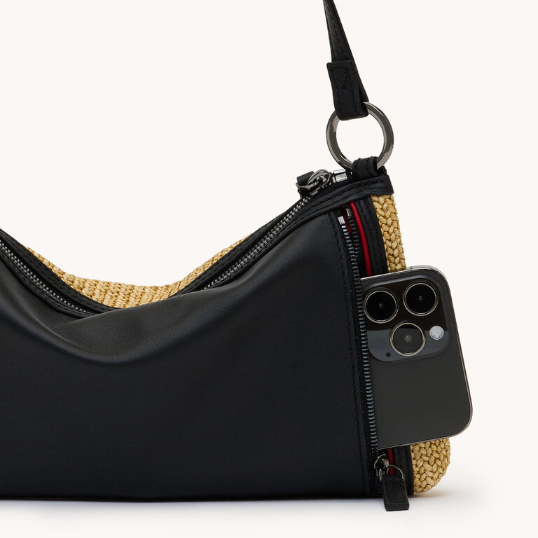 KINROSS KYLE NOIR SMOOTH RAFFIA