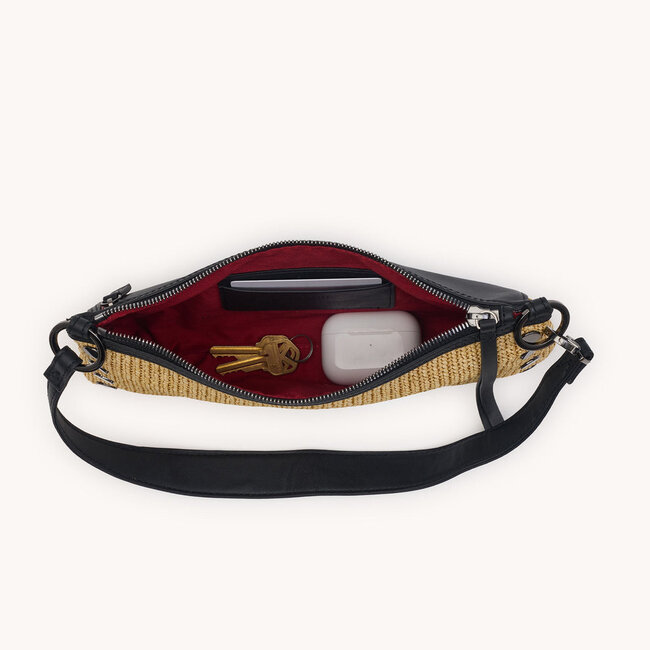 KINROSS KYLE NOIR SMOOTH RAFFIA