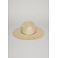 HAT ATTACK TRAVELER CONTINENTAL HAT WITH FRINGE IN NATURAL/TAN