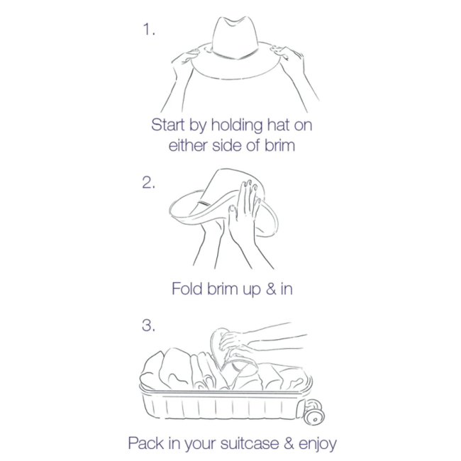 HAT ATTACK PACKABLE SURFER CHINSTRAP HAT IN NATURAL