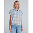 ASKKNY VIRGINIA SHIRT IN BLUE PLAID