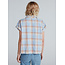 ASKKNY VIRGINIA SHIRT IN BLUE PLAID
