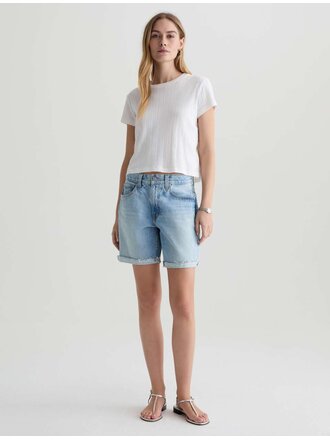 AG EX-BOYFRIEND SHORT IN SOFT FOCUS