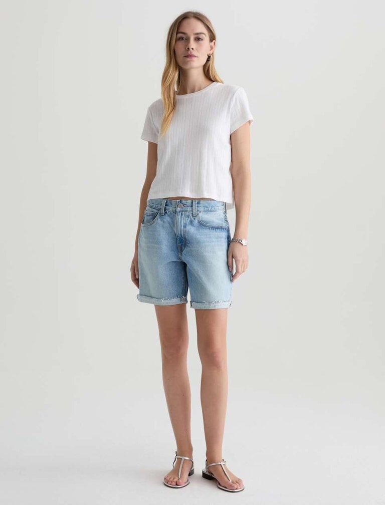 AG EX-BOYFRIEND SHORT IN SOFT FOCUS