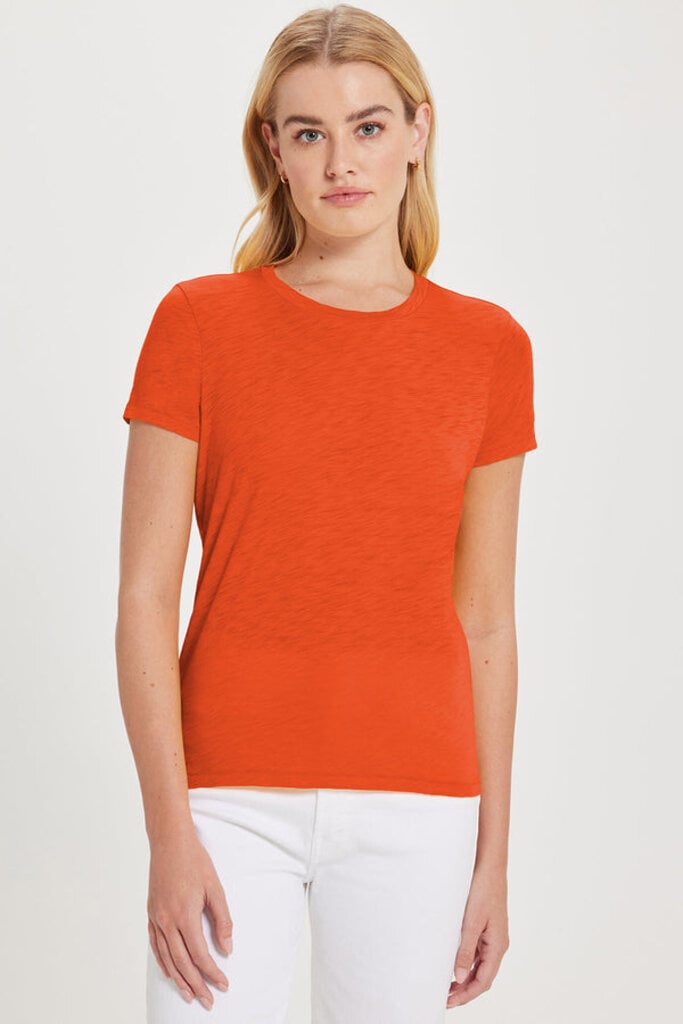 SHORT SLEEVE SLUB BOY TEE IN FIESTA