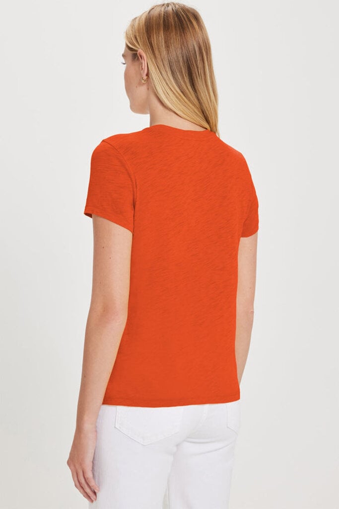 SHORT SLEEVE SLUB BOY TEE IN FIESTA