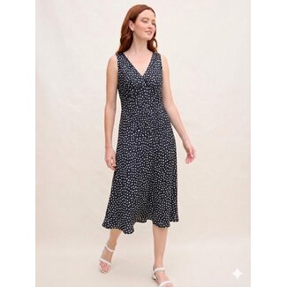 MARGARET O'LEARY DARYA DRESS IN BLACK DOT
