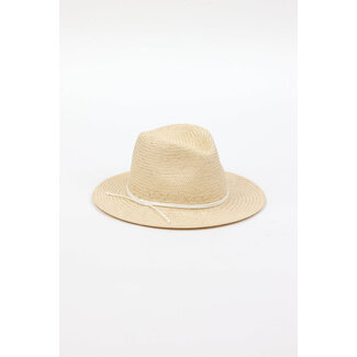 HAT ATTACK CLASSIC TRAVEL HAT IN NATURAL/WHITE
