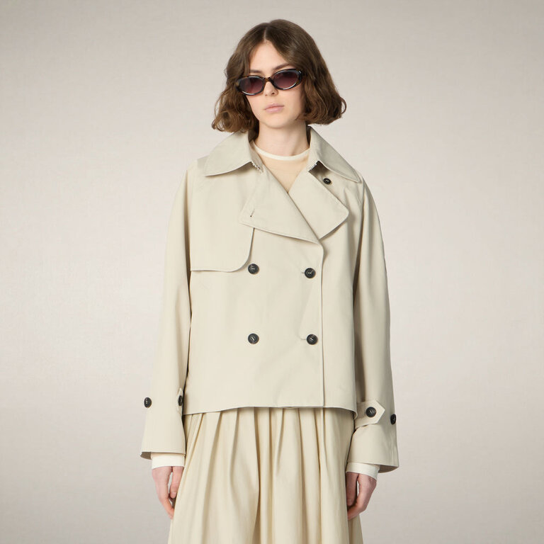 SAVE THE DUCK GARBO JACKET IN SHORE BEIGE