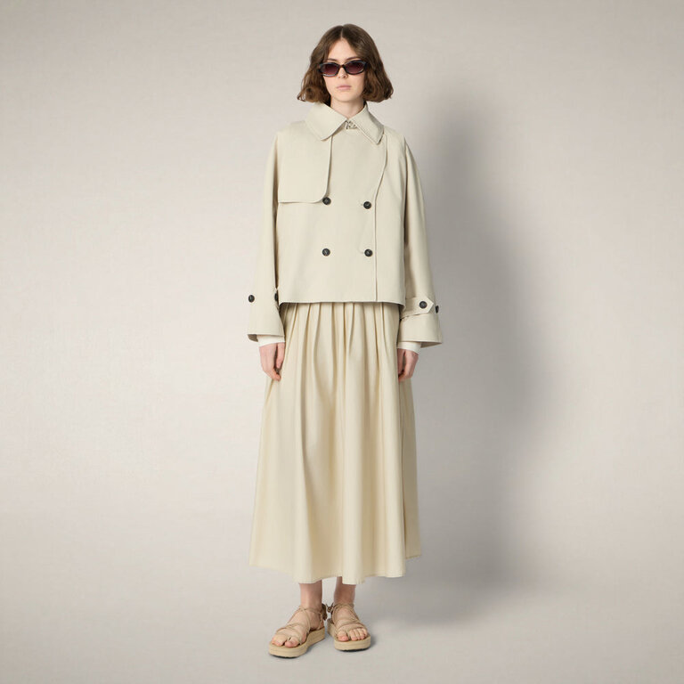 SAVE THE DUCK GARBO JACKET IN SHORE BEIGE