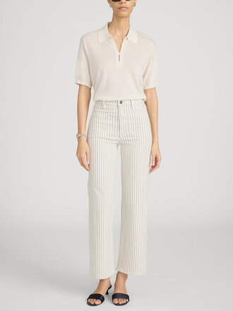 ANCHOR PANT IN FLAX STRIPE