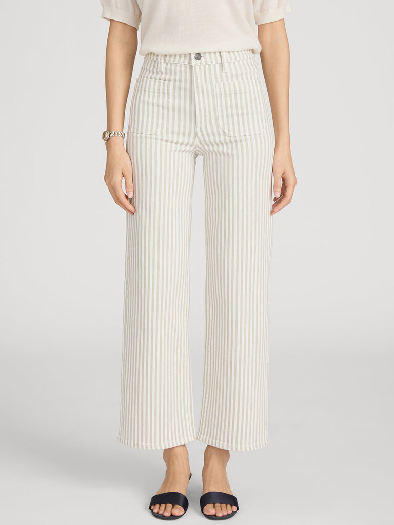 ANCHOR PANT IN FLAX STRIPE