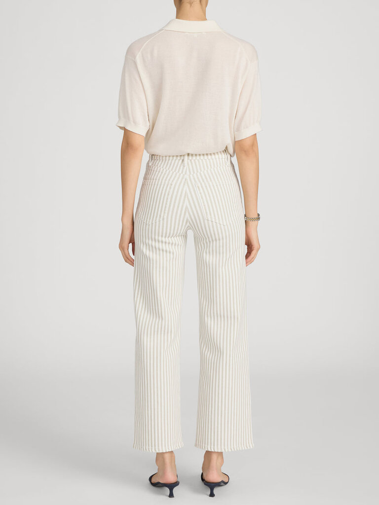 ANCHOR PANT IN FLAX STRIPE
