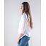 LLEA BLUE DORIE  L/S LINEN BUTTON UP IN WHITE AND CHAMBRAY
