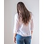 LLEA BLUE DORIE  L/S LINEN BUTTON UP IN WHITE AND CHAMBRAY
